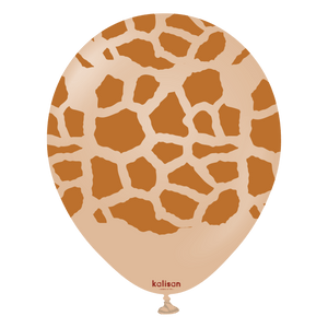 Safari Giraffe Desert Sand Print Color: Caramel