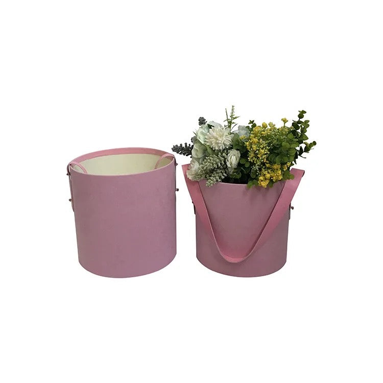 Pink Terciopelo Flower Box Set of 2